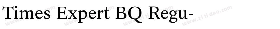 Times Expert BQ Regu字体转换
